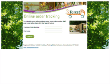 Tablet Screenshot of forestonlineordertracking.info